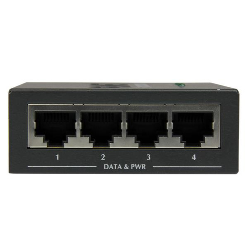 Bild von StarTech.com 4 Port Gigabit midspan - PoE+ Injektor - 802.3at/af