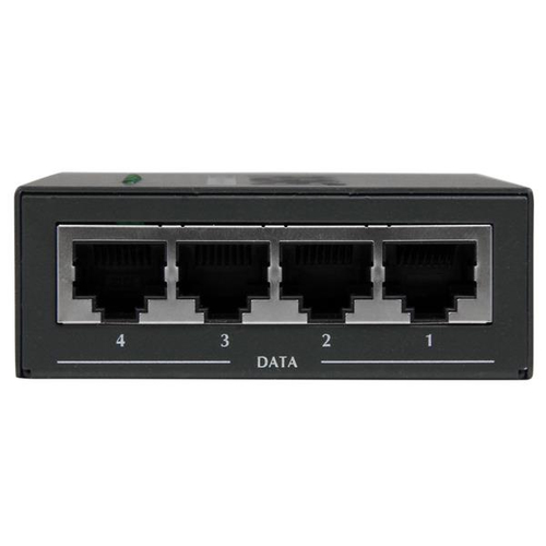 Bild von StarTech.com 4 Port Gigabit midspan - PoE+ Injektor - 802.3at/af