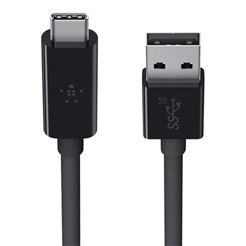 Bild von Belkin USB-A - USB-C, 0.9m USB Kabel USB 3.2 Gen 2 (3.1 Gen 2) 0,9 m USB A USB C Schwarz