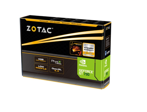 Bild von Zotac ZT-71115-20L Grafikkarte NVIDIA GeForce GT 730 4 GB GDDR3