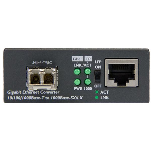 Bild von StarTech.com Gigabit Ethernet Glasfaser Medienkonverter - 850nm MM LC - 500m