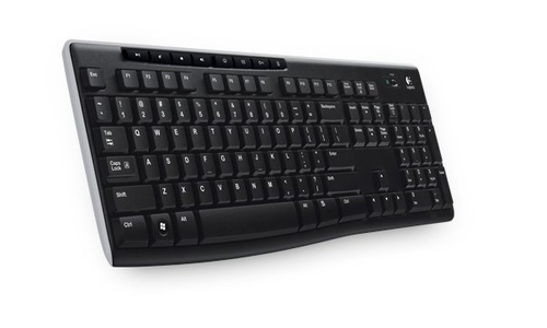 Bild von Logitech Wireless Keyboard K270 Tastatur RF Wireless QWERTZ Deutsch Schwarz