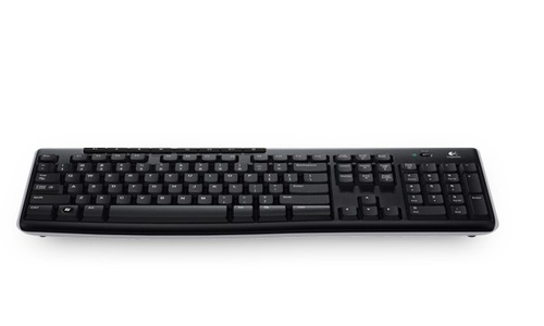 Bild von Logitech Wireless Keyboard K270 Tastatur RF Wireless QWERTZ Deutsch Schwarz