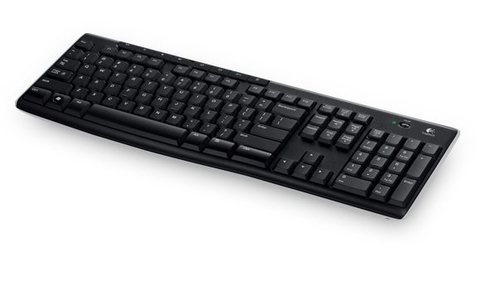 Bild von Logitech Wireless Keyboard K270 Tastatur RF Wireless QWERTZ Deutsch Schwarz