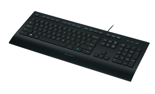 Bild von Logitech K280E Pro f/ Business Tastatur Büro USB QWERTZ Schweiz Schwarz