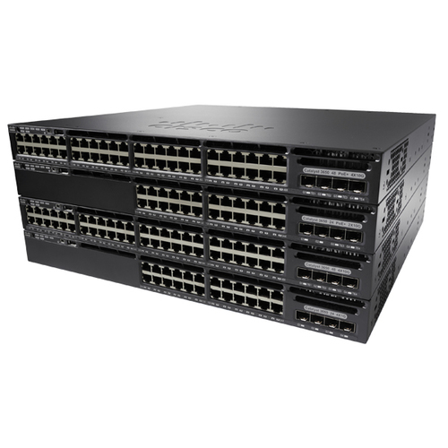 Bild von Cisco Catalyst WS-C3650-24TD-E Netzwerk-Switch Managed L3 Gigabit Ethernet (10/100/1000) 1U Schwarz