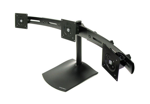 Bild von Ergotron DS Series DS100 Triple Monitor Desk Stand 53,3 cm (21 Zoll) Schwarz