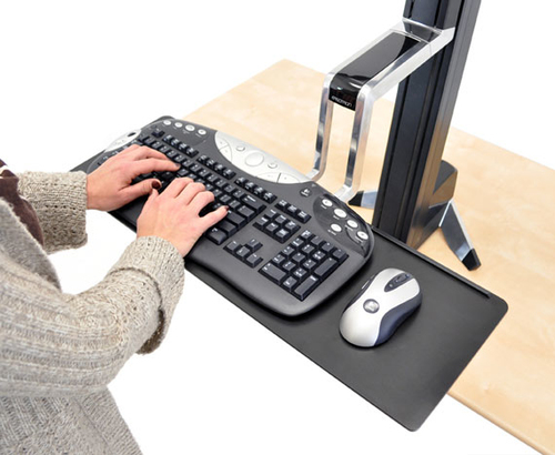 Bild von Ergotron Large Keyboard Tray for WorkFit-S, 1,45 kg, 685 mm, 226 mm, 6 mm, 723 x 270 x 46 mm, 1,8 kg