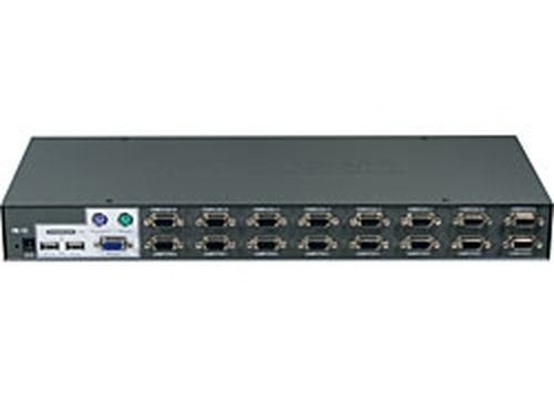 Bild von Trendnet 16-Port USB/PS/2 Rack Mount KVM Switch Tastatur/Video/Maus (KVM)-Switch Rack-Einbau Schwarz