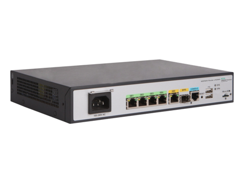Bild von Hewlett Packard Enterprise MSR954 1GbE SFP 2GbE-WAN 4GbE-LAN CWv7 Kabelrouter Gigabit Ethernet Grau
