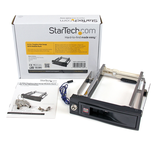 Bild von StarTech.com SATA Wechselrahmen trägerlos - Mobiles Hot Swap Festplatten Speicher Rack 3,5&quot;