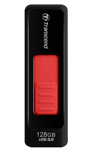 Bild von Transcend JetFlash elite JetFlash 760, 128GB USB-Stick USB Typ-A 3.2 Gen 1 (3.1 Gen 1) Schwarz, Rot