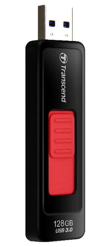 Bild von Transcend JetFlash elite JetFlash 760, 128GB USB-Stick USB Typ-A 3.2 Gen 1 (3.1 Gen 1) Schwarz, Rot