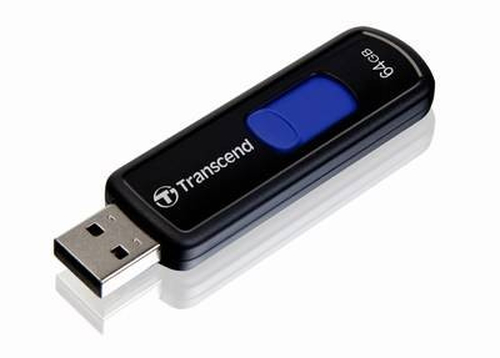 Bild von Transcend JetFlash elite JetFlash 760, 64GB USB-Stick USB Typ-A 3.2 Gen 1 (3.1 Gen 1) Schwarz, Blau