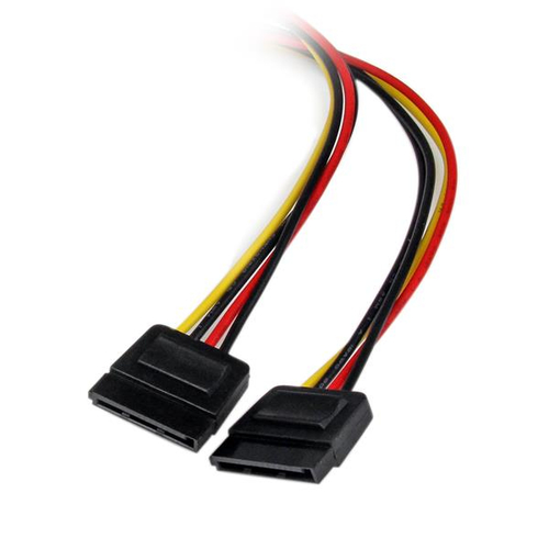 Bild von StarTech.com SATA Y-Stromkabel - Splitter Power Y Kabel SATA zu Molex - 1 x LP4 - 2 x SATA