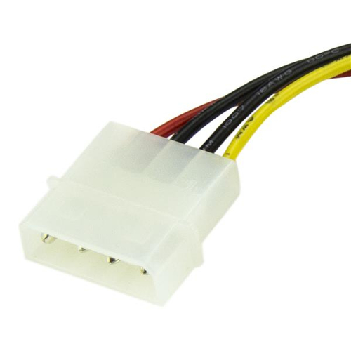 Bild von StarTech.com 15cm 4 Pin Molex auf SATA Kabel - LP4 / Serial-ATA Stromadapter