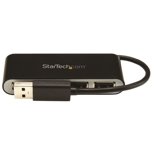 Bild von StarTech.com Mobiler 4-Port-USB 2.0-Hub mit integriertem Kabel