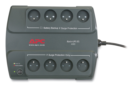 Bild von APC Back-UPS 400 Standby (Offline) 0,4 kVA 240 W 8 AC-Ausgänge