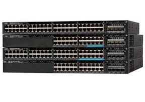 Bild von Cisco WS-C3650-12X48UQ-L Netzwerk-Switch L2/L3 Gigabit Ethernet (10/100/1000) 1U Schwarz