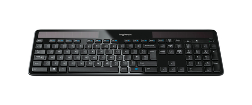 Bild von Logitech Wireless Solar Keyboard K750 Tastatur RF Wireless QWERTY Englisch Schwarz