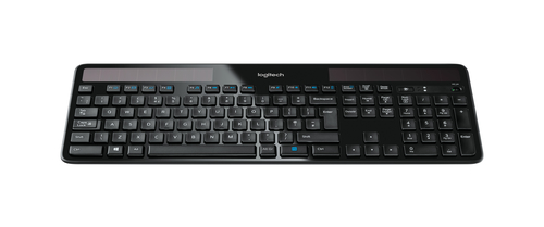 Bild von Logitech Wireless Solar Keyboard K750 Tastatur Büro RF Wireless QWERTY UK Englisch Schwarz