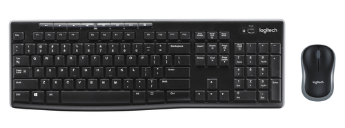 Bild von Logitech Wireless Combo MK270 Tastatur Maus enthalten Haus USB QWERTY Spanisch Schwarz