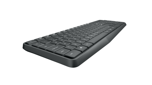 Bild von Logitech MK235 Tastatur Maus enthalten Haus USB QWERTY US International Grau