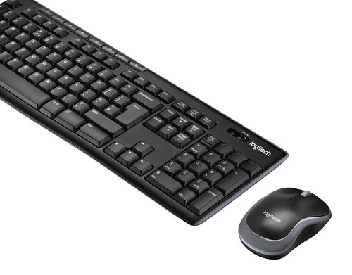 Bild von Logitech Wireless Combo MK270 Tastatur Maus enthalten Universal USB AZERTY Französisch Schwarz