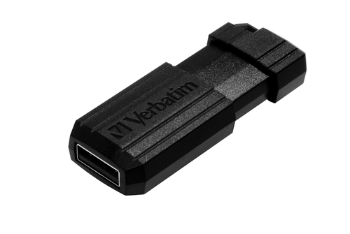 Bild von Verbatim PinStripe - USB-Stick 8 GB - Schwarz