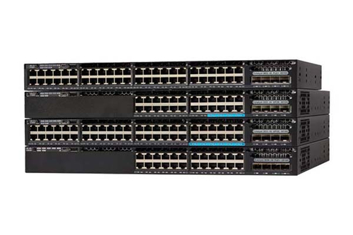 Bild von Cisco WS-C3650-12X48UR-E Netzwerk-Switch L2/L3 Gigabit Ethernet (10/100/1000) Schwarz