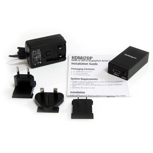 Bild von StarTech.com HDMI auf Displayport aktiv Adapter / Konverter mit bis zu 1920x1200 (Buchse/Buchse)