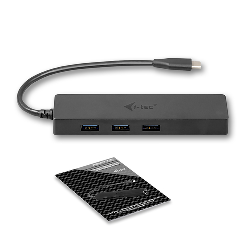 Bild von i-tec Advance USB-C Slim Passive HUB 3 Port + Gigabit Ethernet Adapter