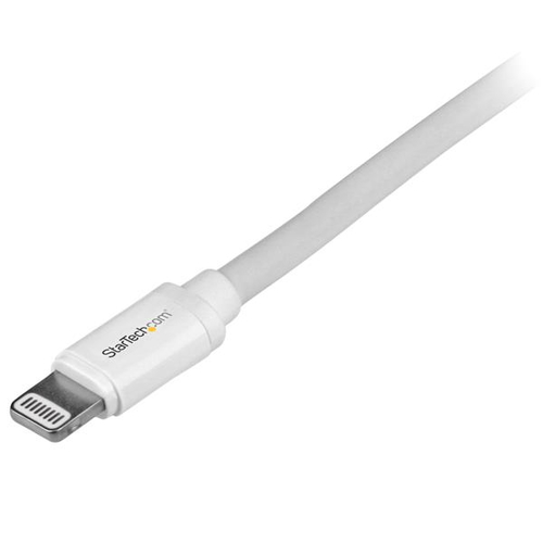 Bild von StarTech.com 2m Apple 8 Pin Lightning Connector auf USB Kabel - Weiß - USB Kabel für iPhone / iPod / iPad