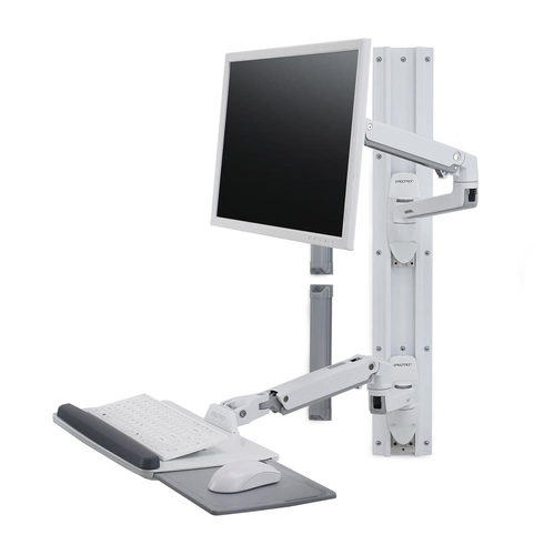 Bild von Ergotron LX Wall Mount System Flachbildschirm-Tischhalterung 81,3 cm (32&quot;) Wand Weiß