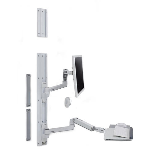 Bild von Ergotron LX Wall Mount System Flachbildschirm-Tischhalterung 81,3 cm (32&quot;) Wand Weiß