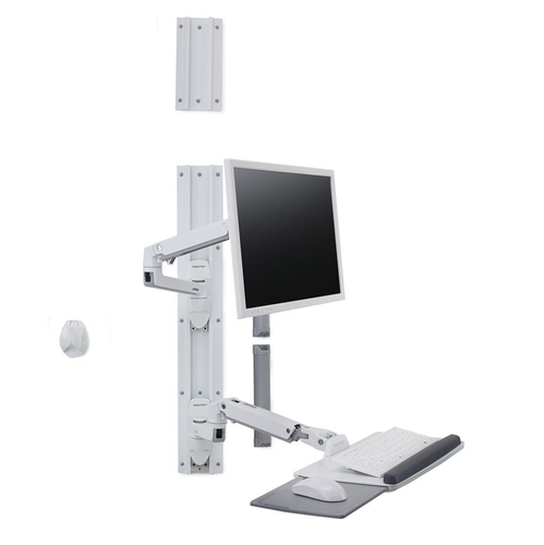 Bild von Ergotron LX Wall Mount System Flachbildschirm-Tischhalterung 81,3 cm (32&quot;) Wand Weiß