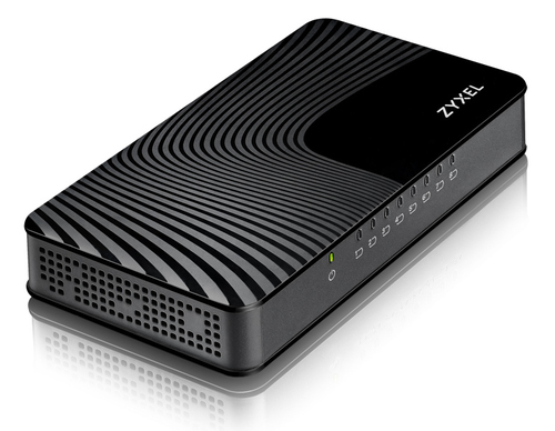 Bild von Zyxel GS-108S v2 Unmanaged Gigabit Ethernet (10/100/1000) Schwarz