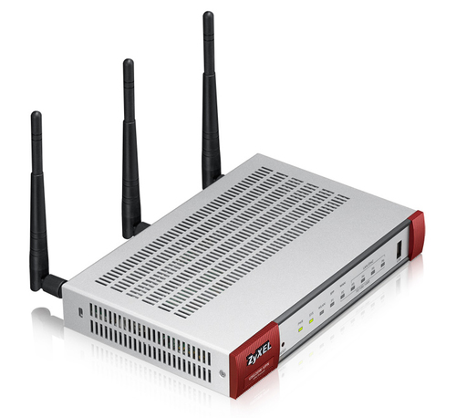 Bild von Zyxel USG20W-VPN-EU0101F WLAN-Router Gigabit Ethernet Dual-Band (2,4 GHz/5 GHz) Grau, Rot