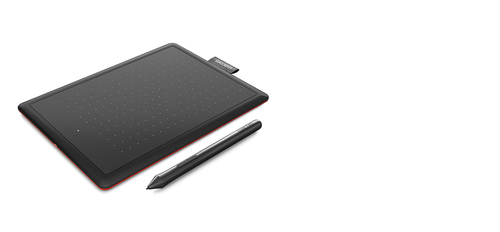 Bild von Wacom One by Small Grafiktablett Schwarz 2540 lpi 152 x 95 mm USB