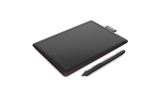 Bild von Wacom One by Medium Grafiktablett Schwarz 2540 lpi 216 x 135 mm USB