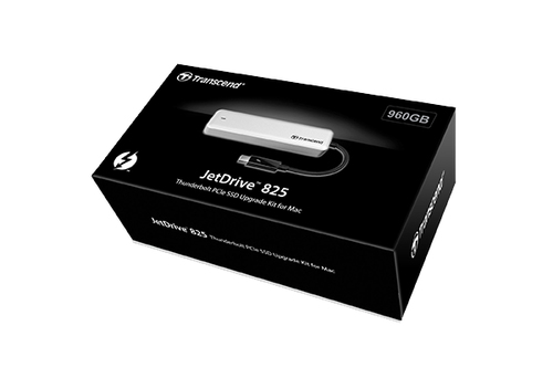 Bild von Transcend JetDrive 825 Thunderbolt-Technologie 480 GB Silber