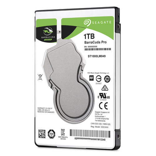 Bild von Seagate Barracuda Pro Interne Festplatte 1 TB 7200 RPM 128 MB 2.5&quot; Serial ATA III