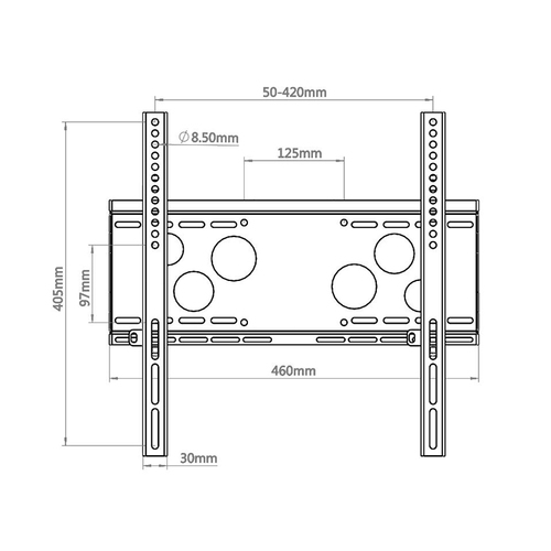 Bild von Hagor WH 50 F-HD 139,7 cm (55&quot;) Schwarz