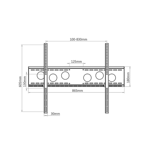 Bild von Hagor WH 85 F-HD 2,79 m (110&quot;) Schwarz