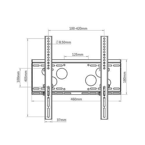 Bild von Hagor WH 50 T-HD 139,7 cm (55&quot;) Schwarz