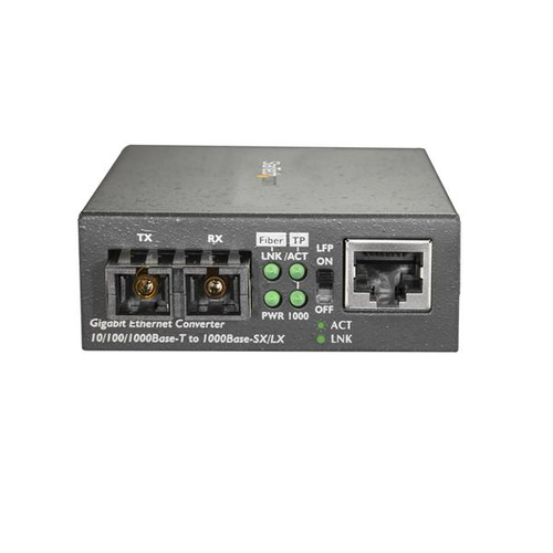 Bild von StarTech.com MCMGBSCMM055 Netzwerk Medienkonverter 1000 Mbit/s 850 nm Multi-Modus Schwarz