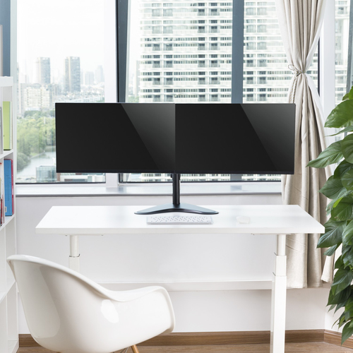 Bild von V7 Dual-Desktop-Monitorständer