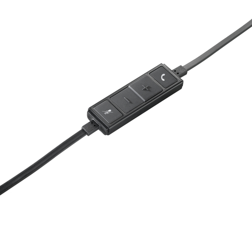 Bild von Logitech H650e Kopfhörer Kabelgebunden Kopfband Büro/Callcenter USB Typ-A Schwarz, Silber