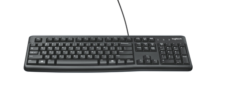 Bild von Logitech Keyboard K120 for Business Tastatur Büro USB QWERTY US International Schwarz