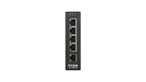 Bild von D-Link DIS‑100G‑5W Unmanaged L2 Gigabit Ethernet (10/100/1000) Schwarz